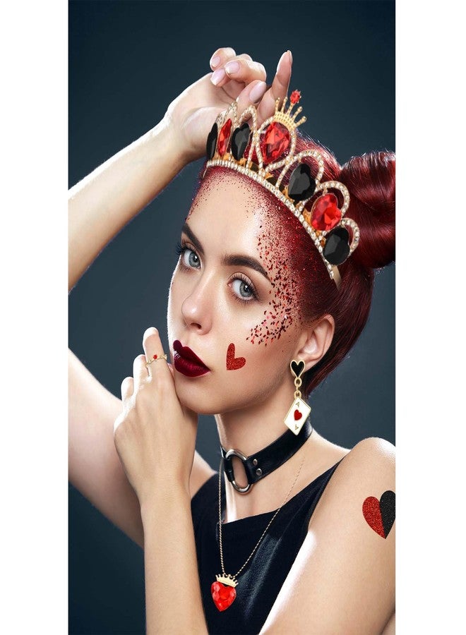JcHrmers Halloween Queen Costume Include Queen Crown and Necklace for Women Movie Character Dress Up - Image 4